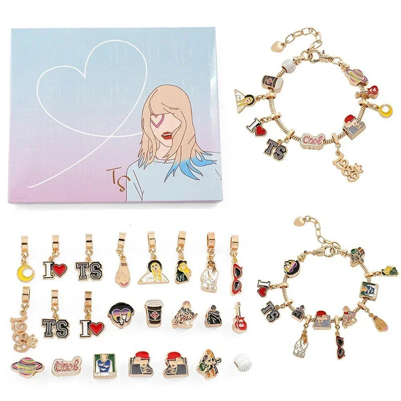 CharmJoy – Advent calendar with 24 Unique Bracelets for Children & Teens