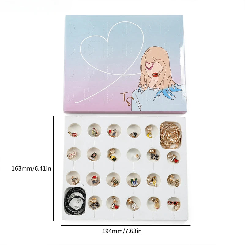 CharmJoy – Advent calendar with 24 Unique Bracelets for Children & Teens