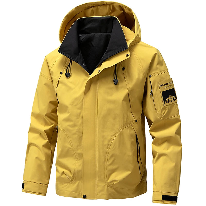 StormPeak Heren Softshell Jas – Lichtgewicht, Waterdicht & Met Capuchon