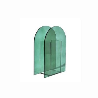Acrilea – Jarrón acrílico transparente, colorido y versátil para decoración y escritorio