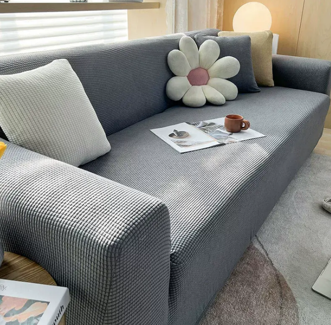 CouchWrap Bankhoes – Waterdichte Bescherming in Stijlvol Jacquard