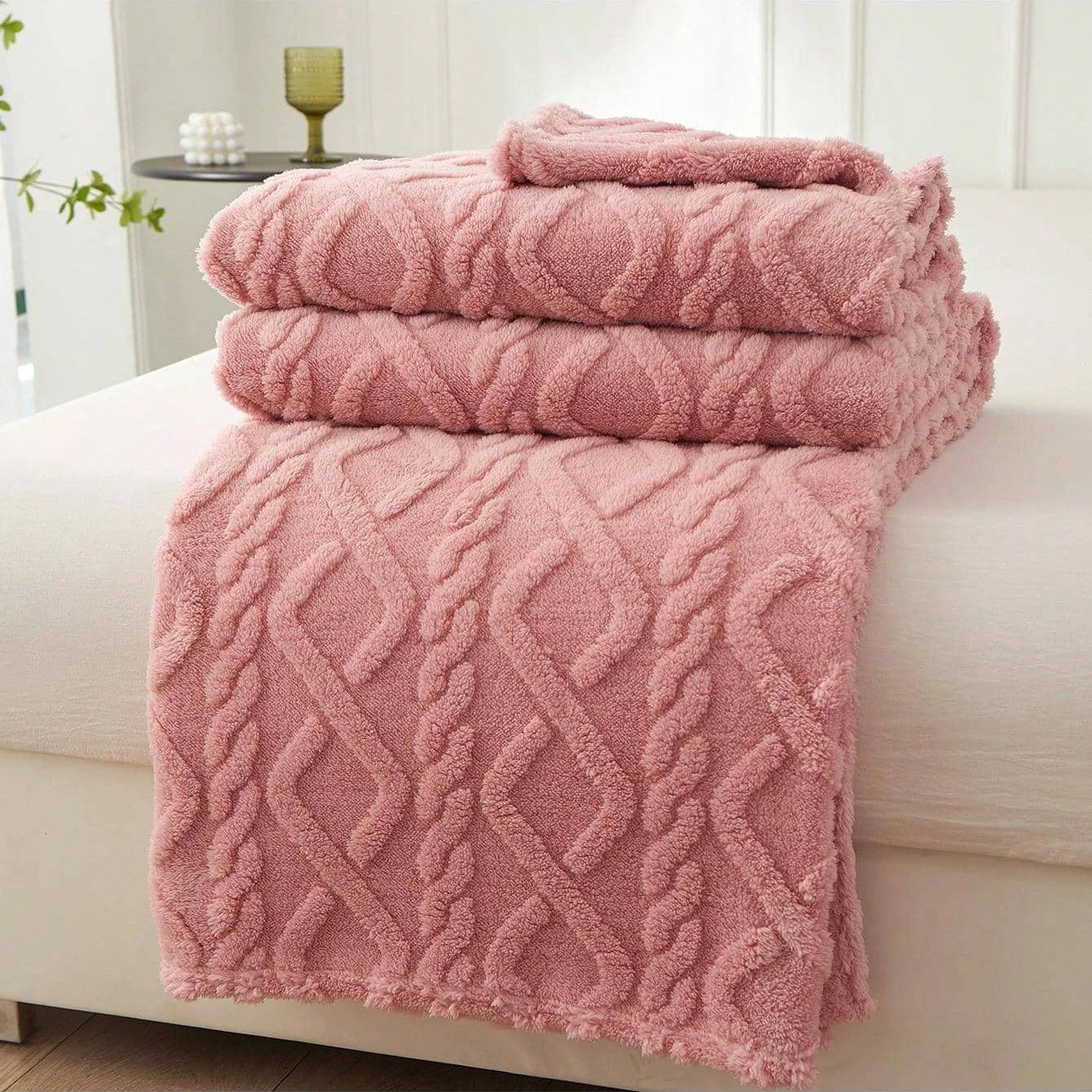 CoralHome – Coral Fleece Deken Lichtgewicht & Zacht – Bank en Bed