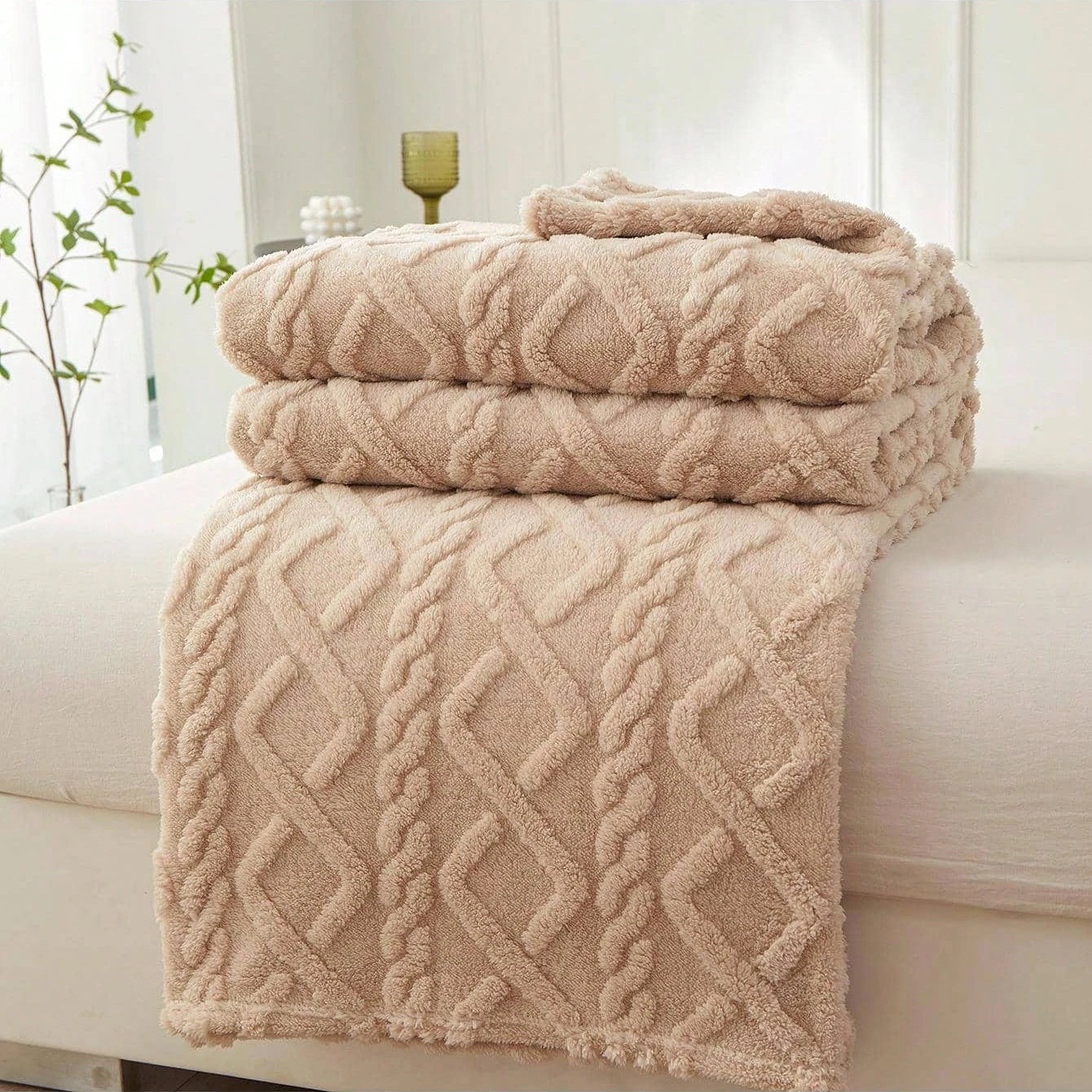 CoralHome – Coral Fleece Deken Lichtgewicht & Zacht – Bank en Bed