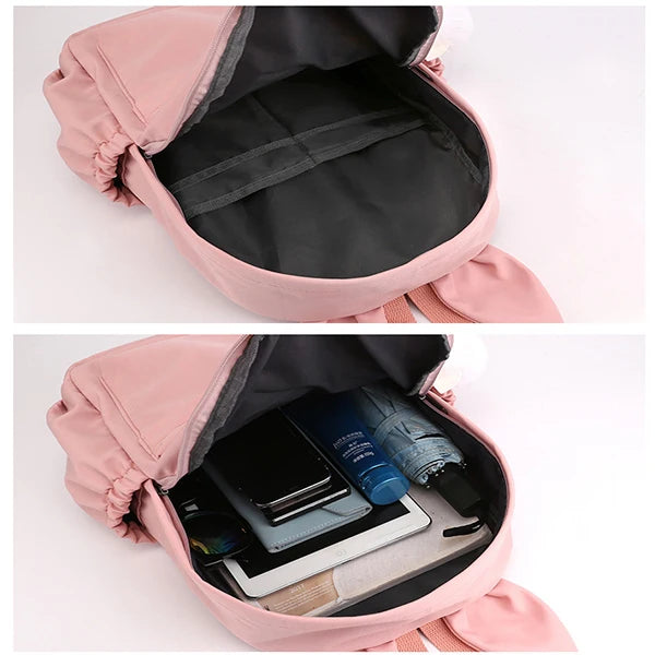 Children's waterproof backpack with laptop compartment – school & fans