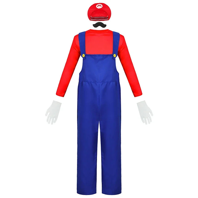 PixelPlay – Groene Loodgieter Kostuum Volwassenen – Cosplay Outfit met Hoed & Handschoenen