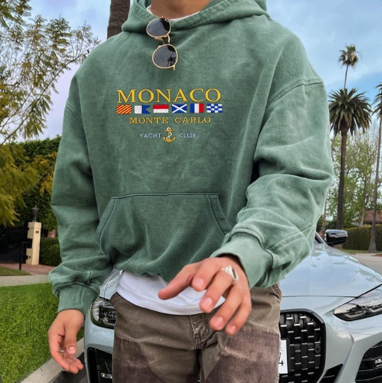 Jeffrey – Herenhoodie Katoenmix met luxe Monaco-Design voor Casual en Chique Gelegenheden