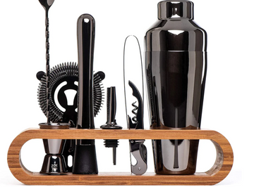 MixologyMaster Cocktailset – 10-delig RVS Shakerset voor Thuisbar