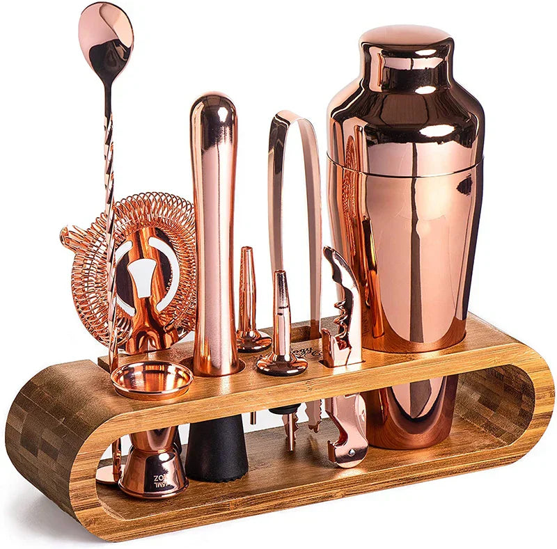 MixologyMaster Cocktailset – 10-delig RVS Shakerset voor Thuisbar
