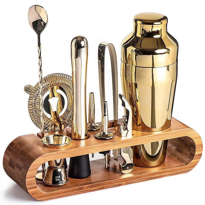 MixologyMaster Cocktailset – 10-delig RVS Shakerset voor Thuisbar