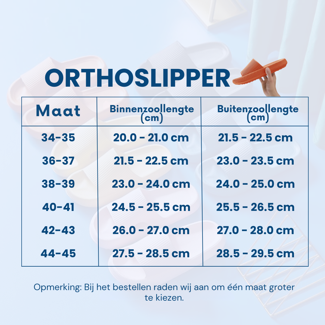 Orthoslipper – Zachte antislip comfortpantoffels met EVA-demping en perfecte pasvorm