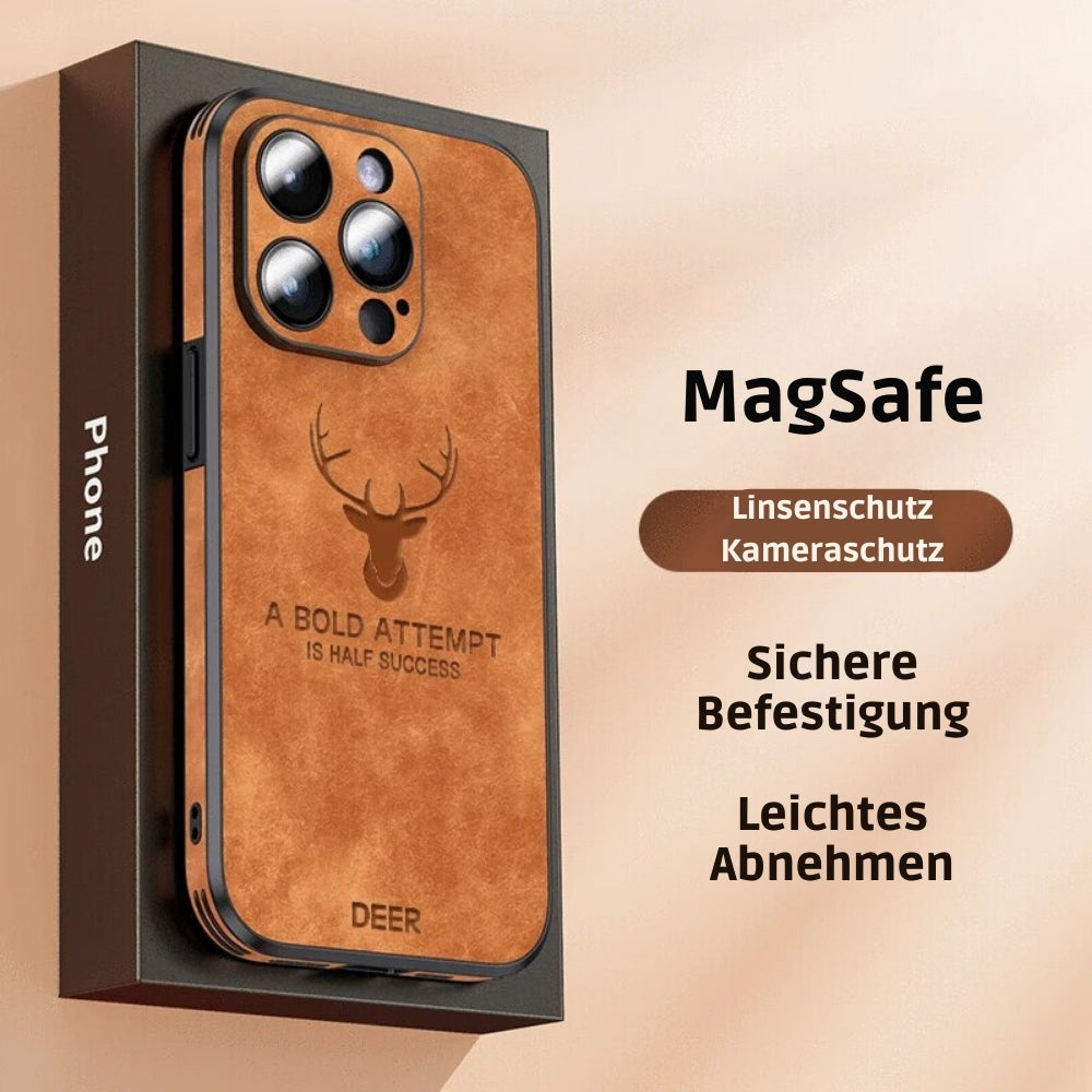 Deer – iPhone-hoes echt leer & schokbestendig – stijlvol en slank design