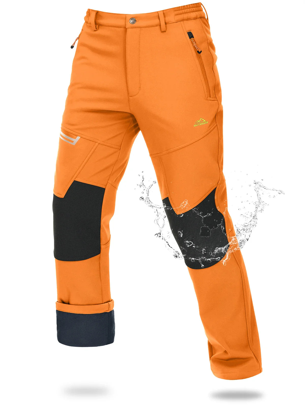 Magcomsen – Softshell ski pants men – Waterproof & warm fleece lining