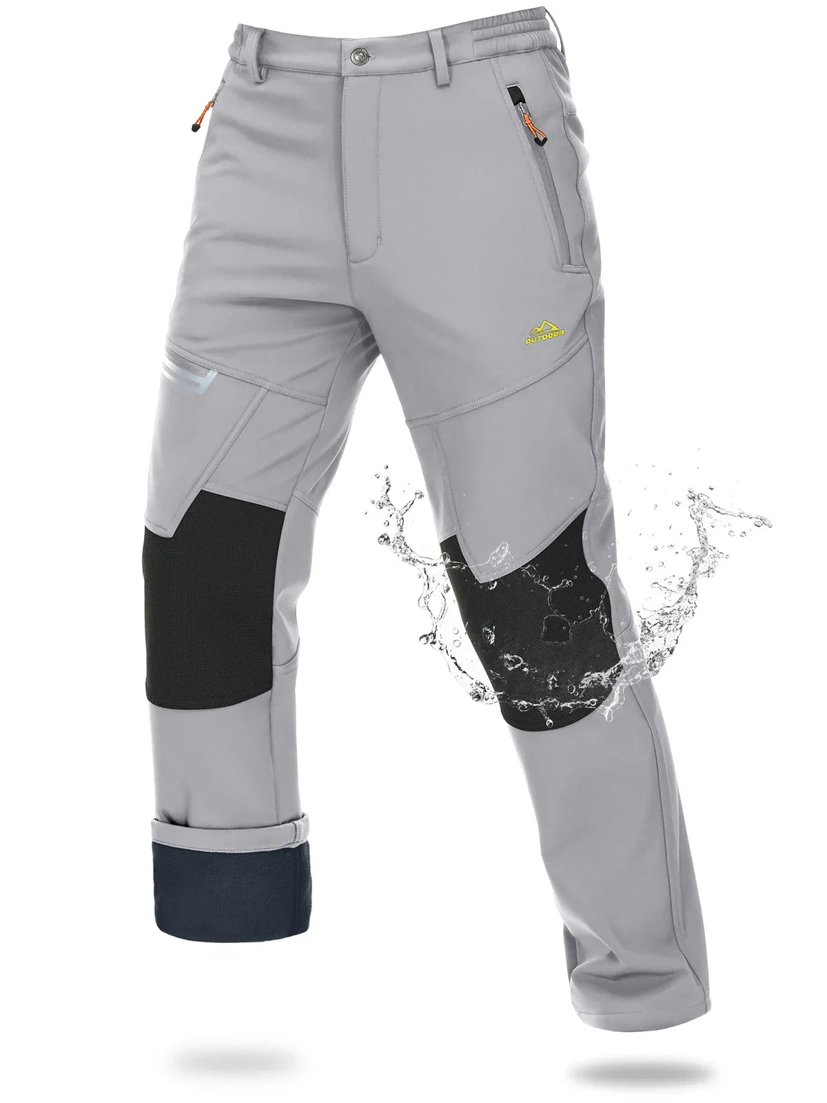 Magcomsen – Softshell ski pants men – Waterproof & warm fleece lining