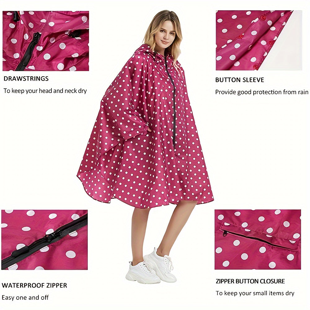 Mara – Light raincoat with hood and pocket for daily use & adventure