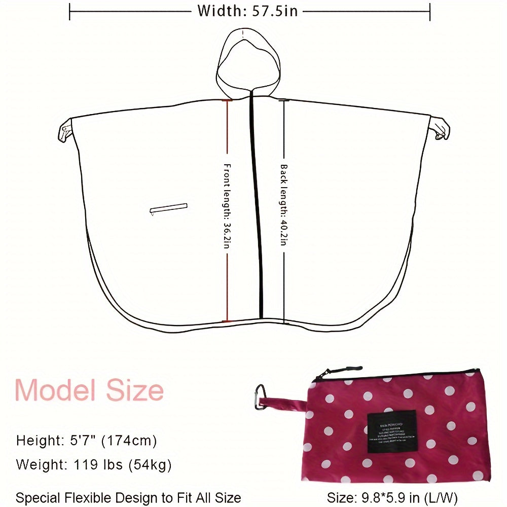 Mara – Light raincoat with hood and pocket for daily use & adventure