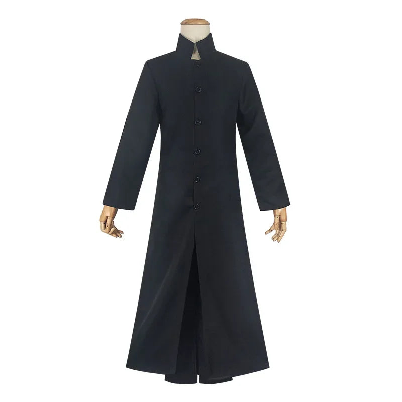 DarkMorph – Black Trenchcoat Cosplay Costume Men – Halloween & Theme Parties