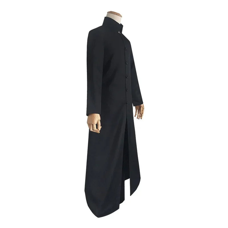 DarkMorph – Black Trenchcoat Cosplay Costume Men – Halloween & Theme Parties