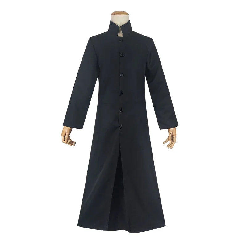 DarkMorph – Black Trenchcoat Cosplay Costume Men – Halloween & Theme Parties