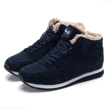 Maxon – Botas de invierno para hombre con piel sintética y suela antideslizante