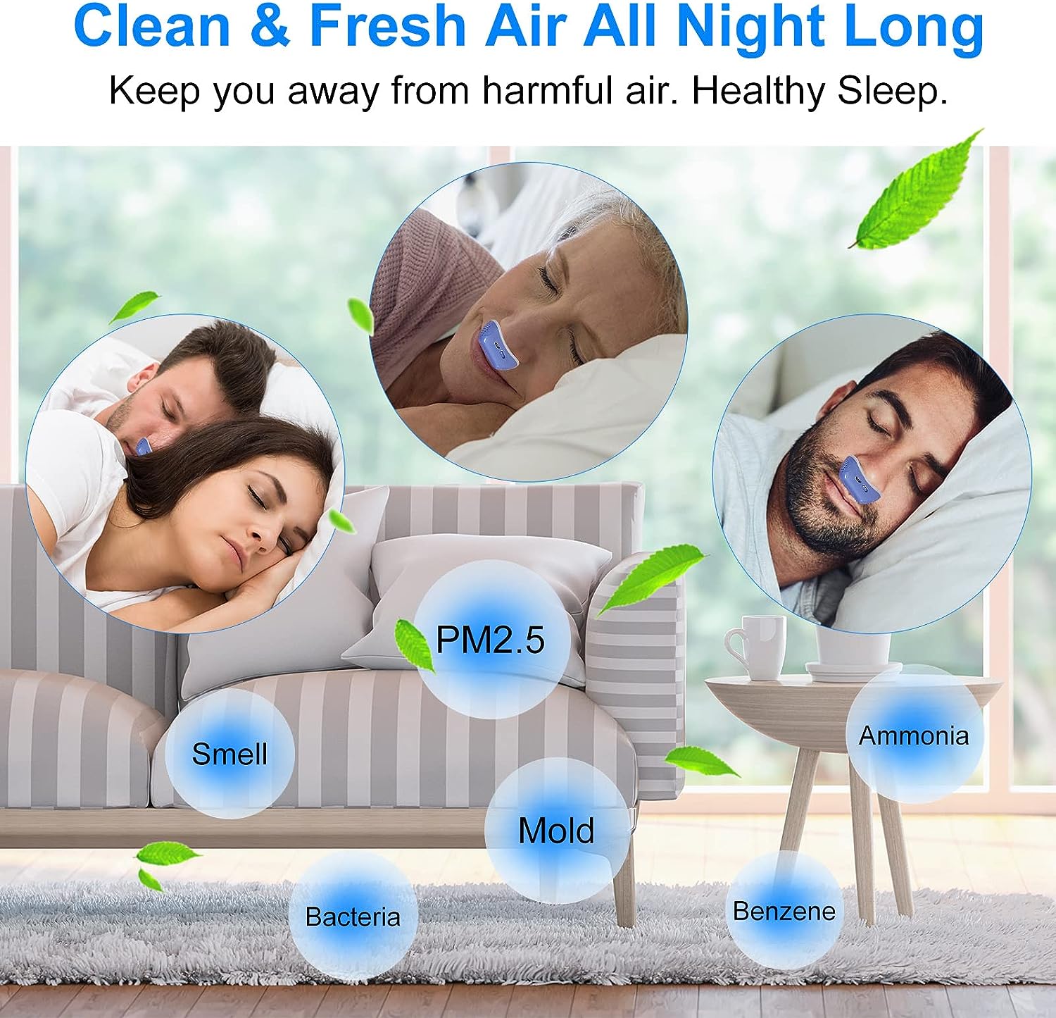 Microbreath – CPAP zonder masker stil & compact – voor thuis & reizen