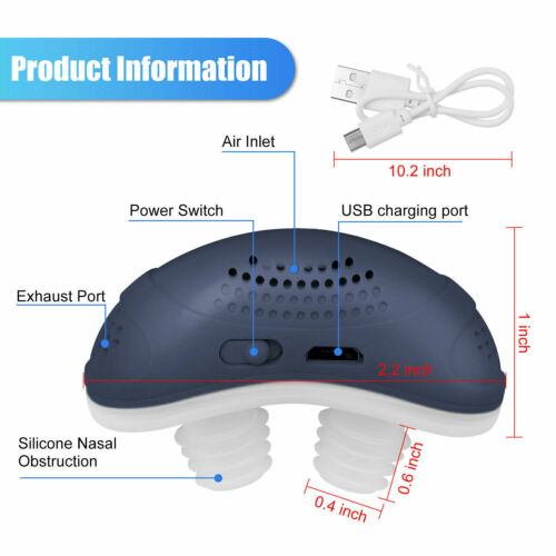 Microbreath – CPAP zonder masker stil & compact – voor thuis & reizen