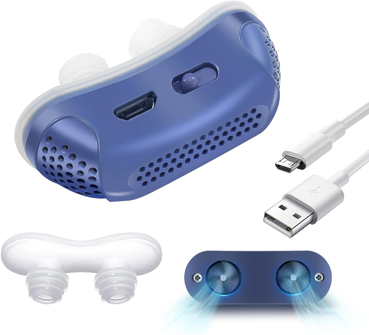 Microbreath – CPAP zonder masker stil & compact – voor thuis & reizen