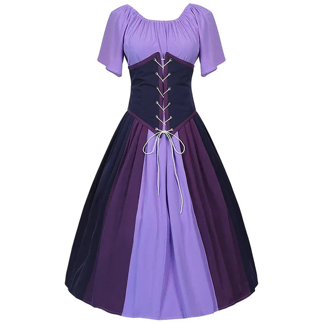 Melzano Adabellan – Glorieuze Renaissance Jurk voor Vrouwen, Middeleeuws Gothic