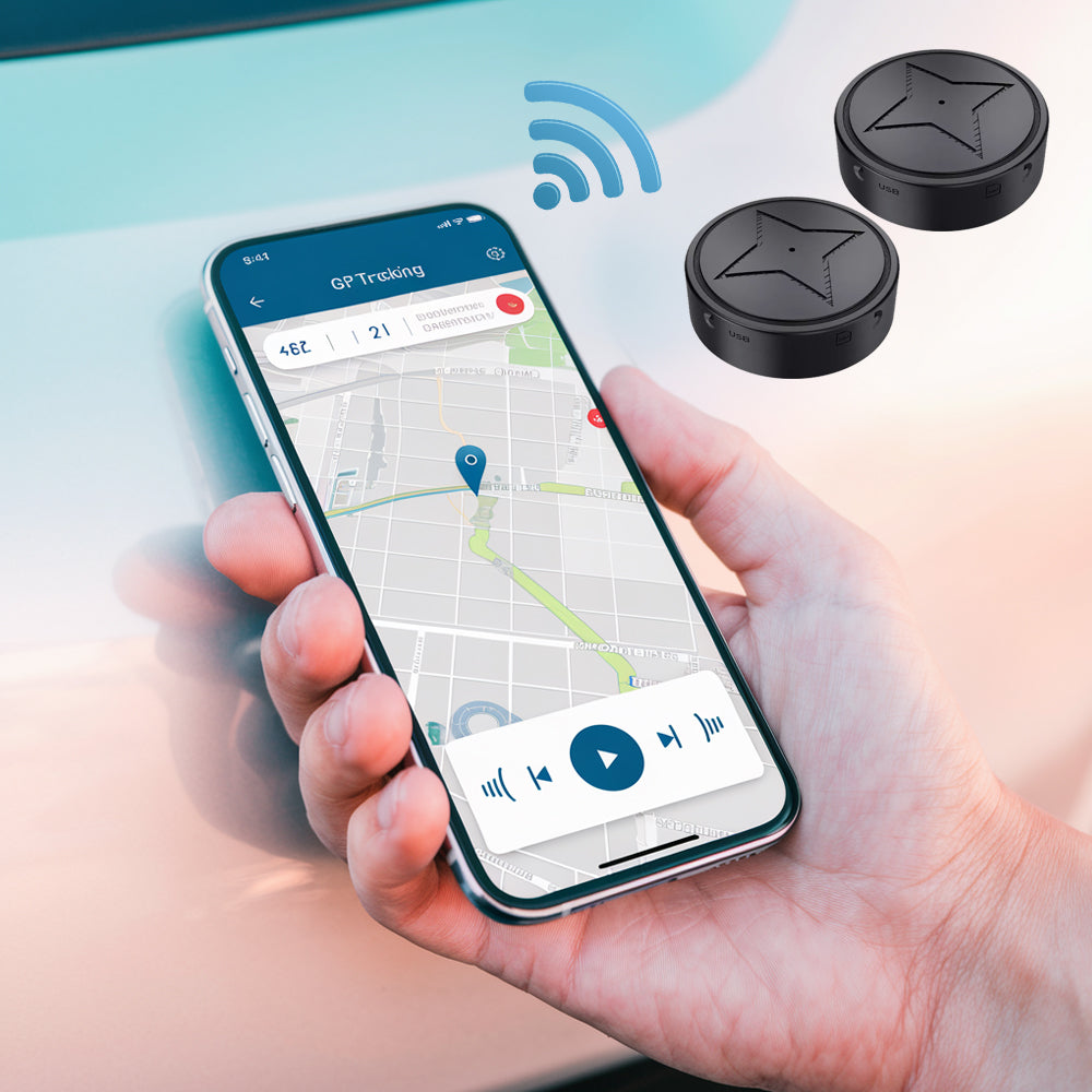 GeoGuard – Magnetische mini GPS-tracker – Locatie in realtime