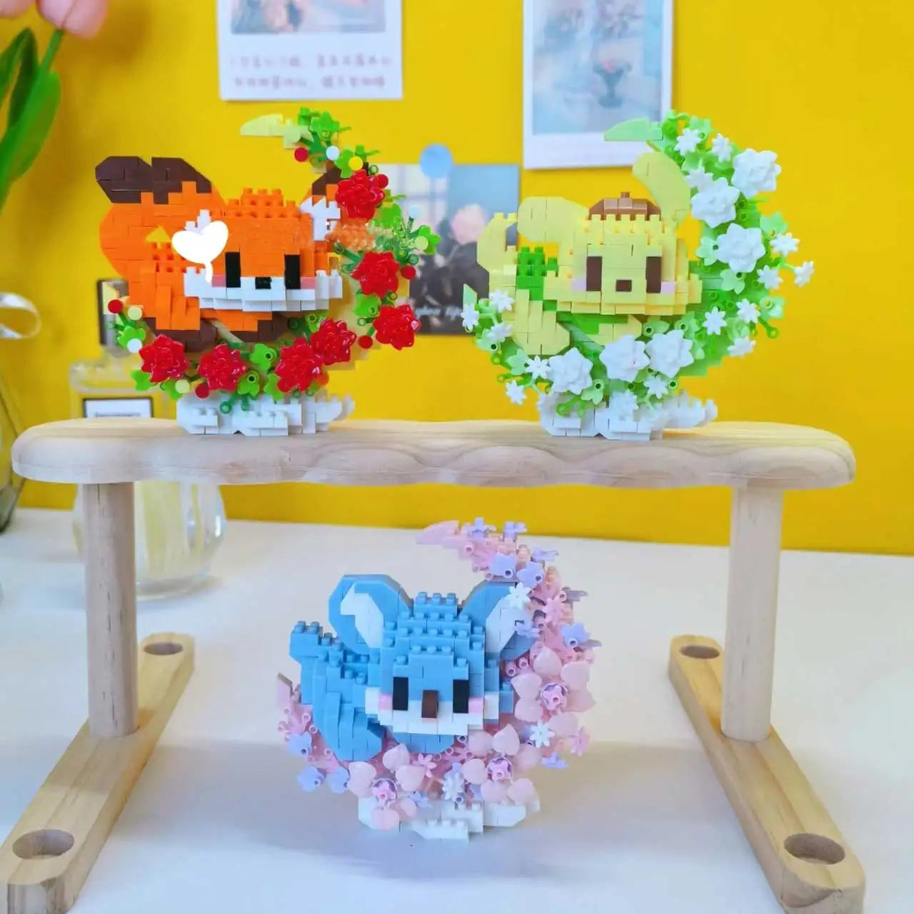 Cubrio – Mini Set de Construcción Panda y Mapache – Diversión para jugar desde 6 años