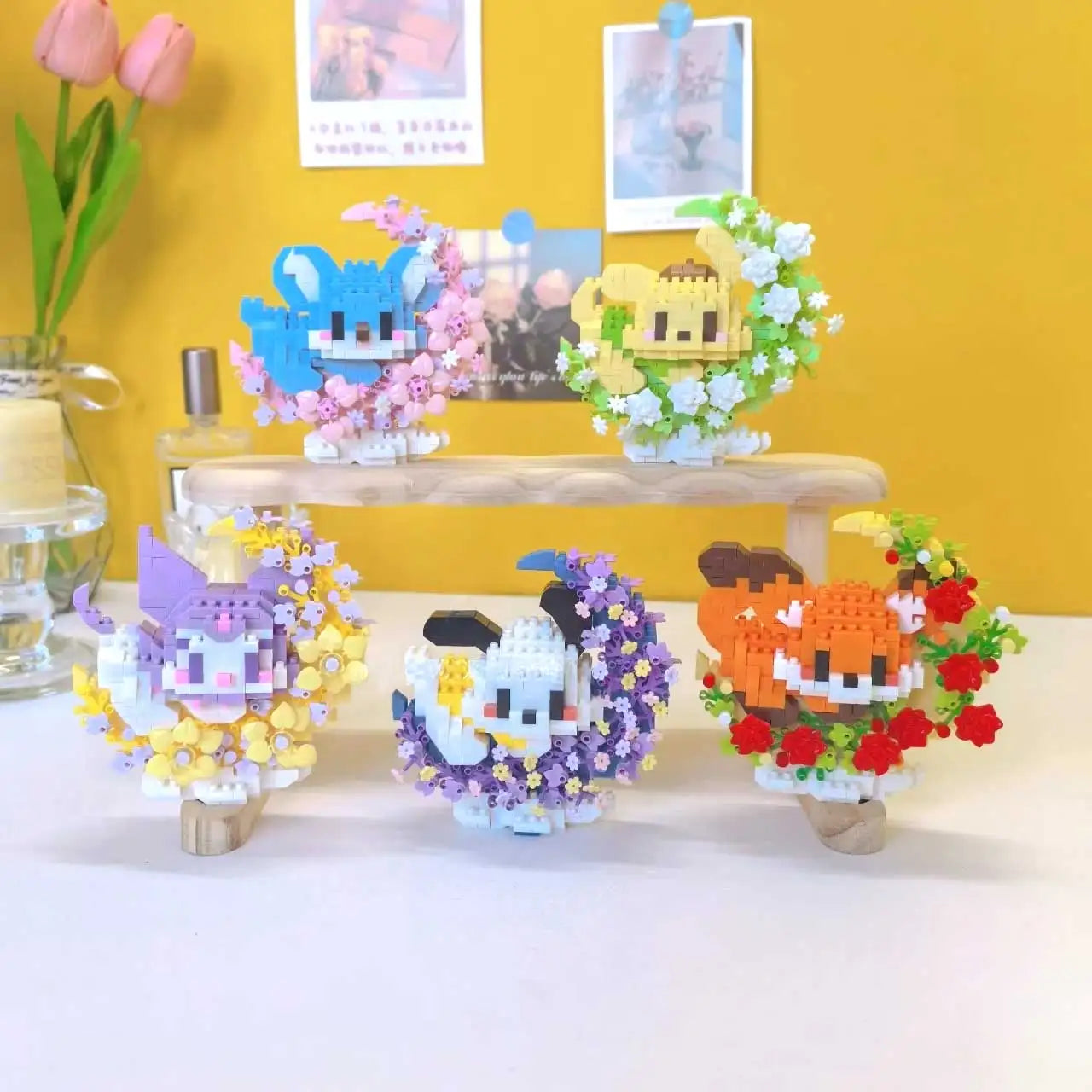 Cubrio – Mini Set de Construcción Panda y Mapache – Diversión para jugar desde 6 años