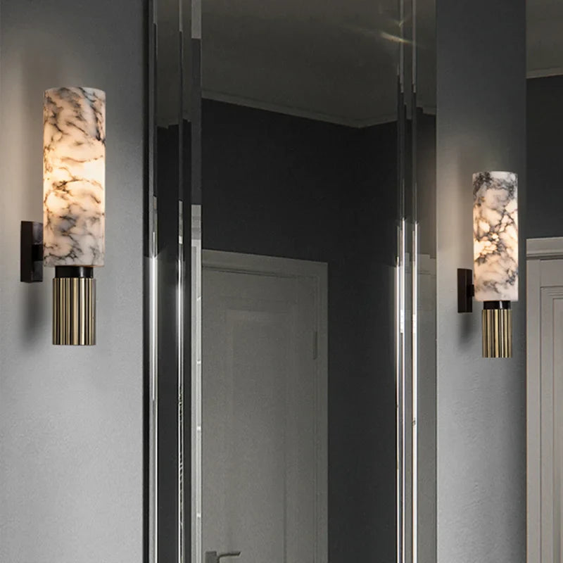 LustraMar – Illuminated Marble Wall Decoration – Elegant Accent Lighting