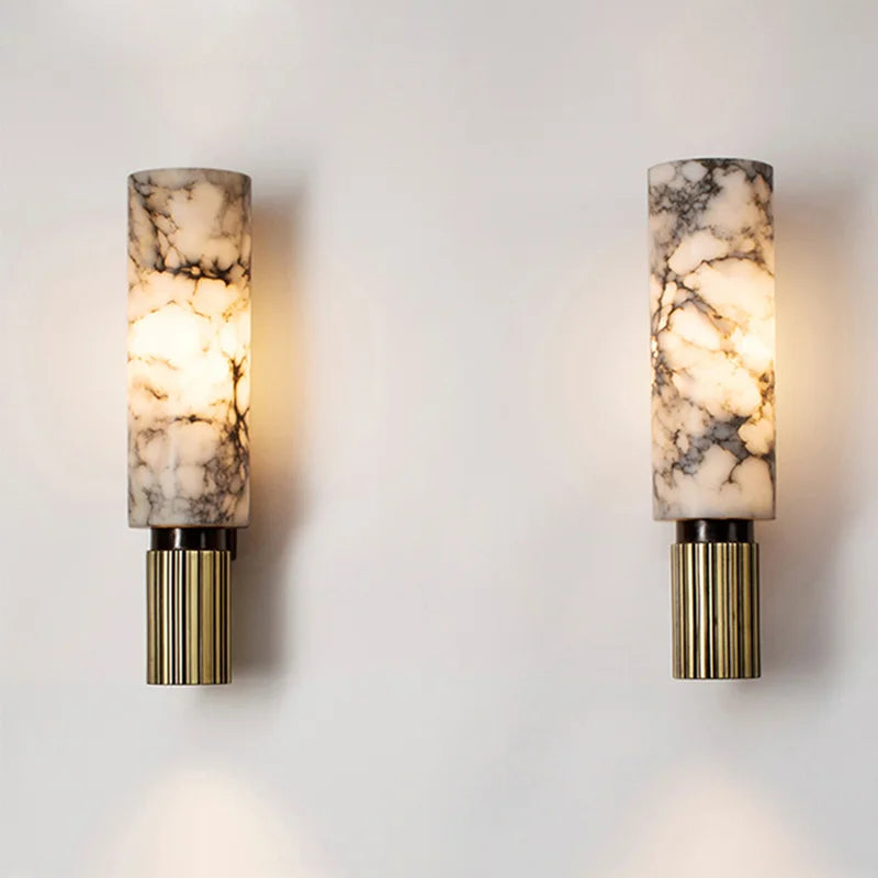 LustraMar – Illuminated Marble Wall Decoration – Elegant Accent Lighting