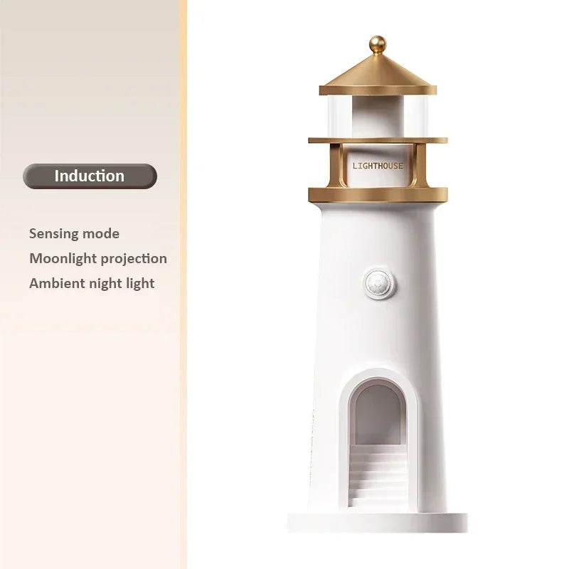LunaBeam – Lámpara proyectora de luna con sensor tipo faro – Regulable y Bluetooth
