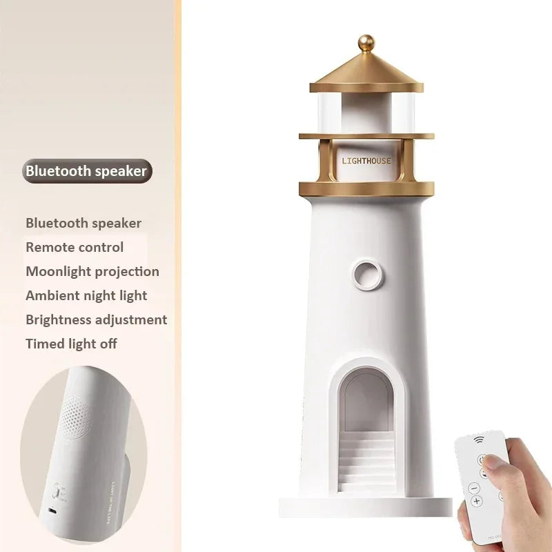 LunaBeam – Lámpara proyectora de luna con sensor tipo faro – Regulable y Bluetooth