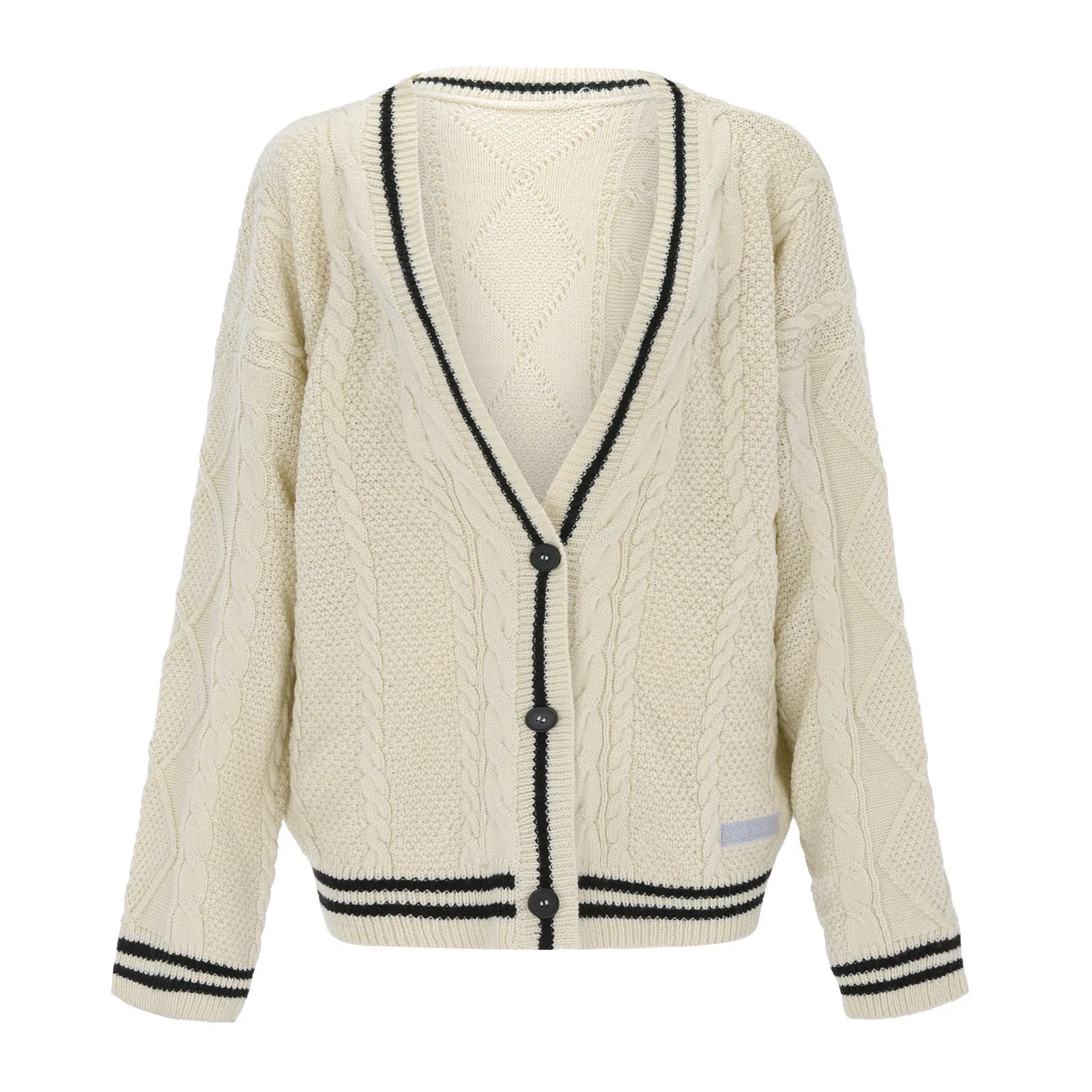 Urban Flair – Geborduurde Vintage Damestrui met Lange Mouwen – Stijlvolle casual outfit