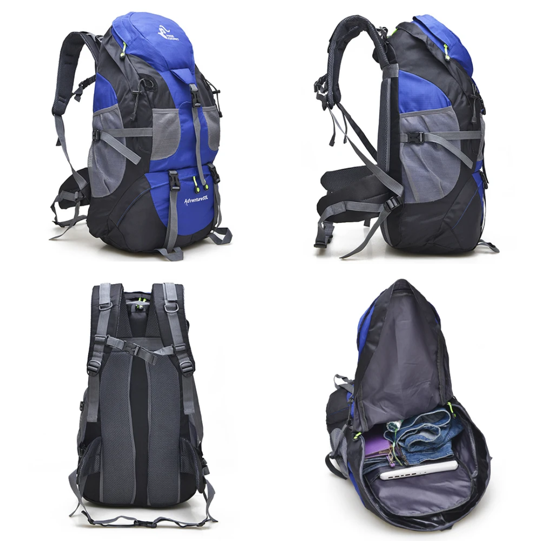 Waterdichte Outdoor Rugzak 50L – Lichtgewicht & Comfortabel