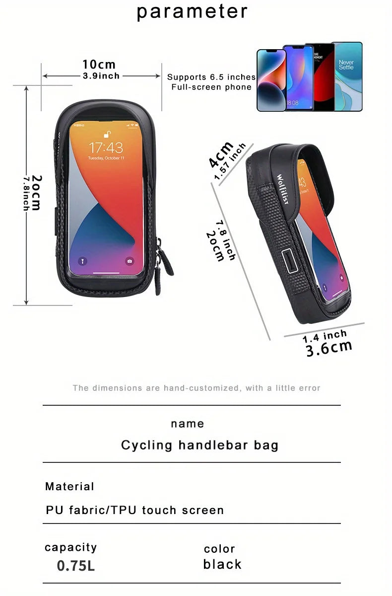 Melzano PhoneHec | Waterdichte fietstelefoonhouder