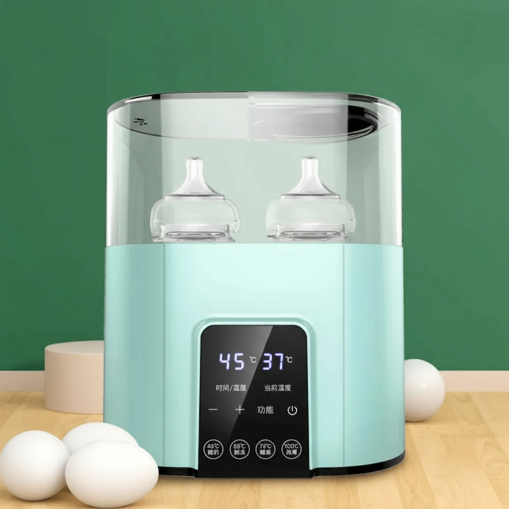 Multifunctionele Flesverwarmer en Sterilisator voor Babyvoeding, Veilig en Snel 7