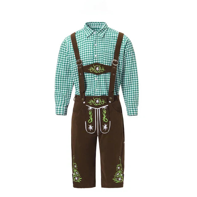 Melzano Albert - Uniek traditioneel kostuum voor mannen met schort en blouse