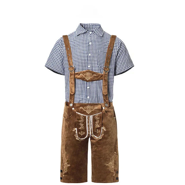 Melzano Albert - Uniek traditioneel kostuum voor mannen met schort en blouse