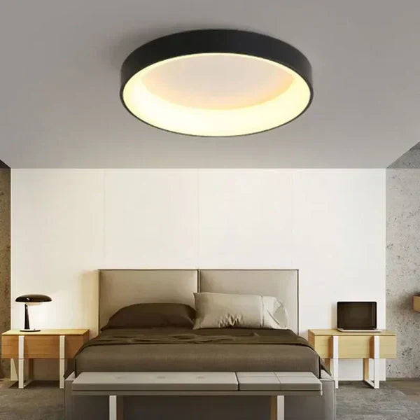 Melzano EleganLight | Scandinavian round LED ceiling lamp for warm, elegant lighting