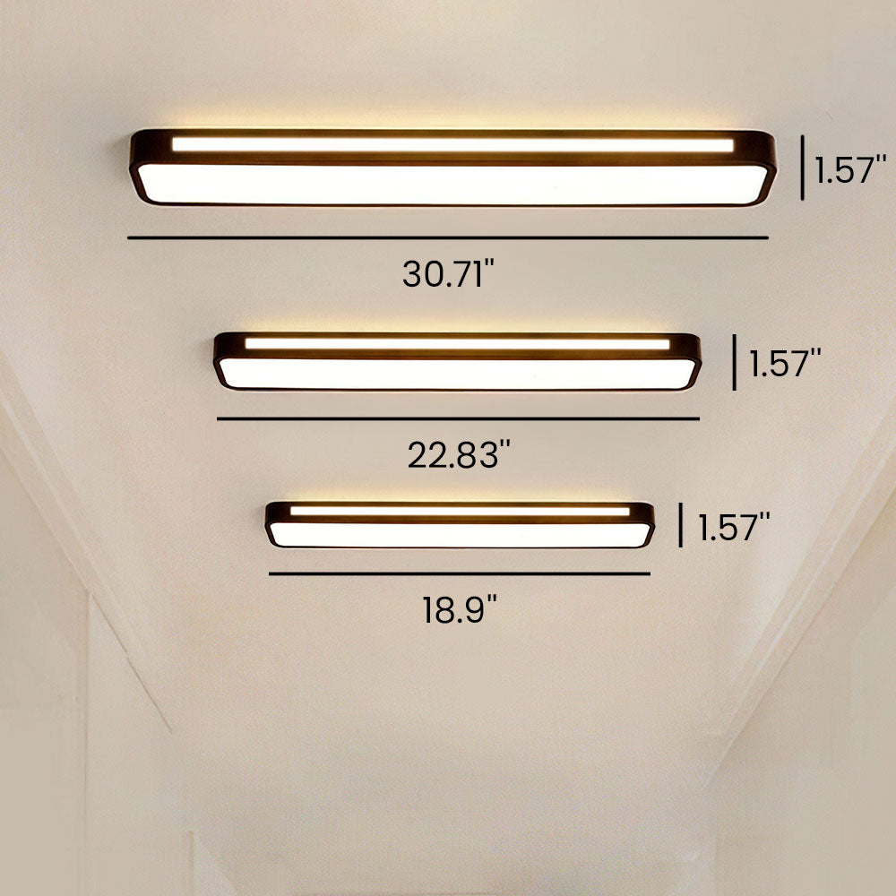 Nordelio – Minimalistische LED plafondlamp – Scandinavisch lang design