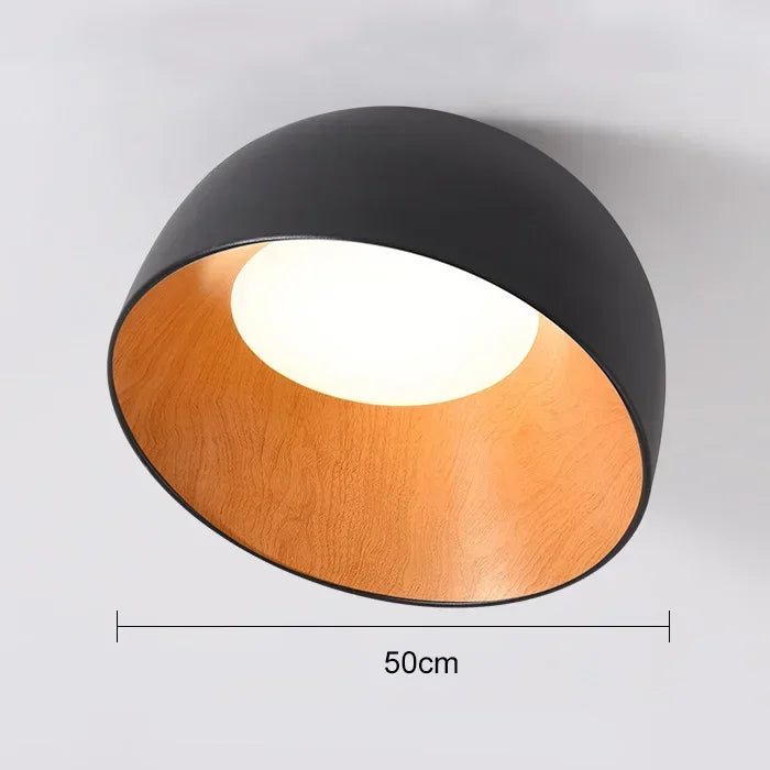 NordWood – Lámpara de techo LED escandinava de madera – Comedores y dormitorios