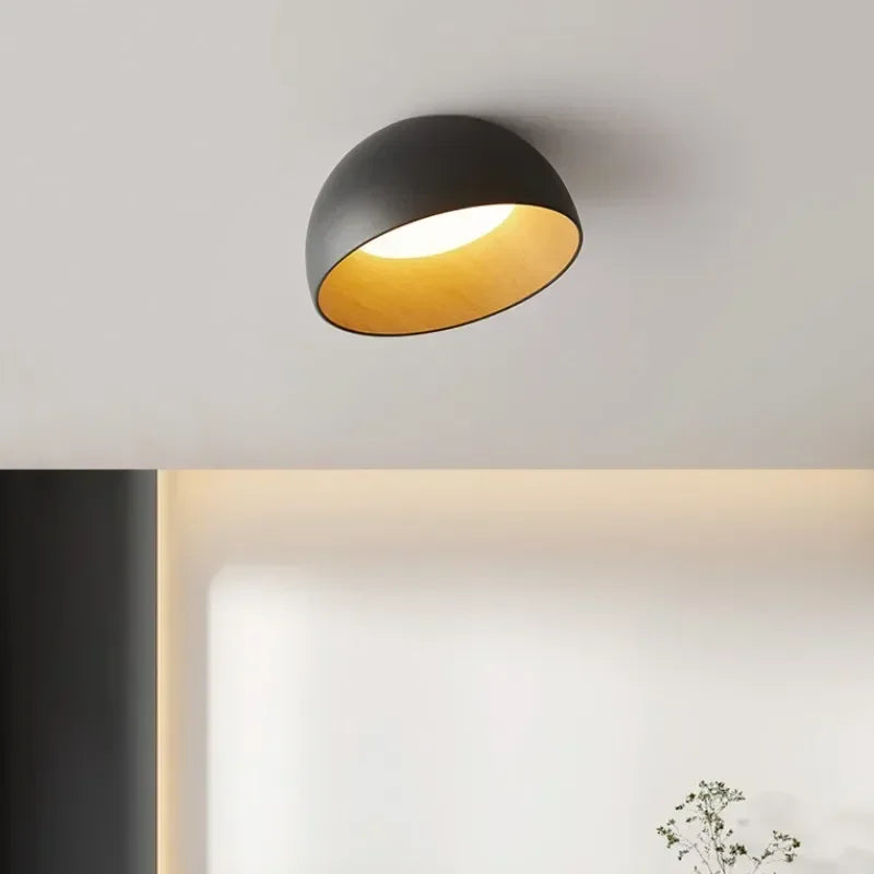 NordWood – Lámpara de techo LED escandinava de madera – Comedores y dormitorios