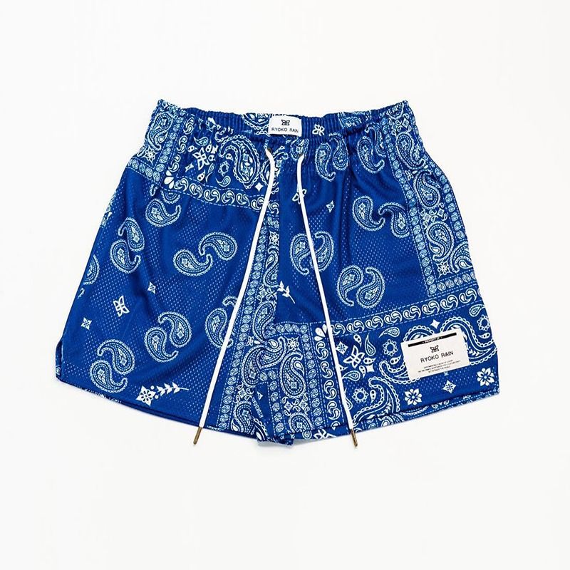 Melzano David Bedrukte Korte Broek Mesh Ademend
