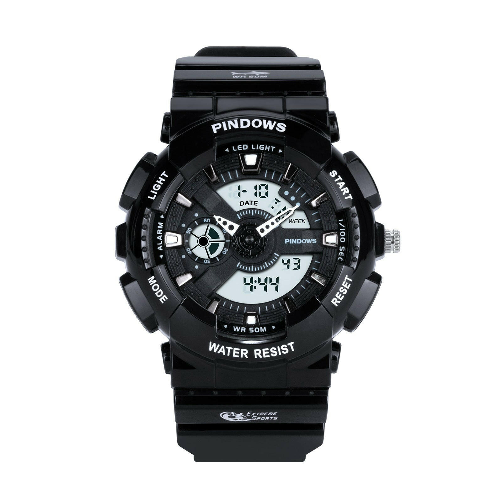Melzano Chrono | Sport Digitaal Horloge voor Mannen Schokbestendig en Waterdicht