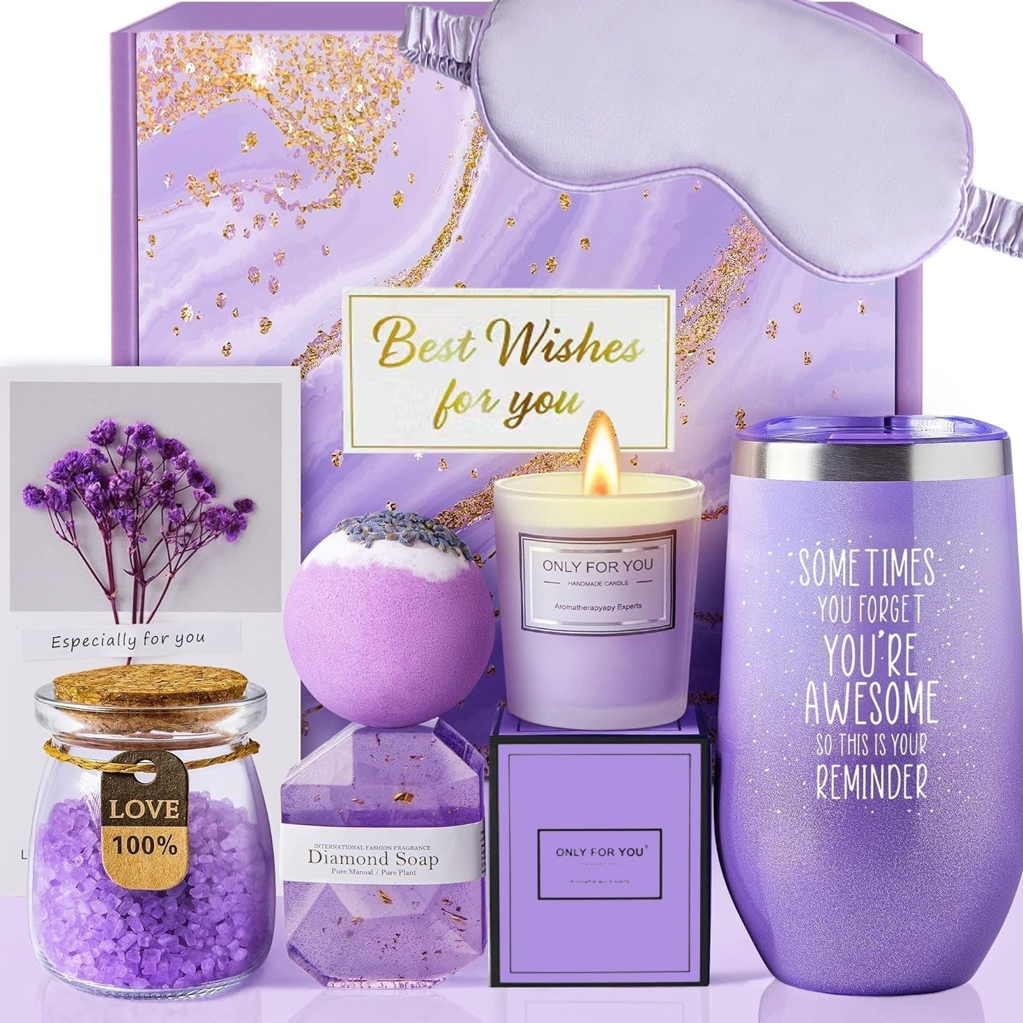 Bloombat Gift Set – Luxury Spa Pampering Package for Women & Wellness