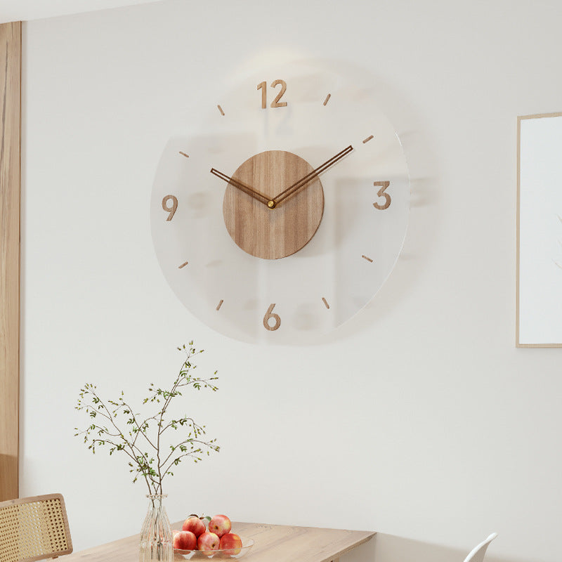 Tivora – Scandinavian Wooden Wall Clock with Silent Movement