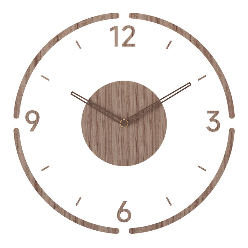 Tivora – Scandinavian Wooden Wall Clock with Silent Movement
