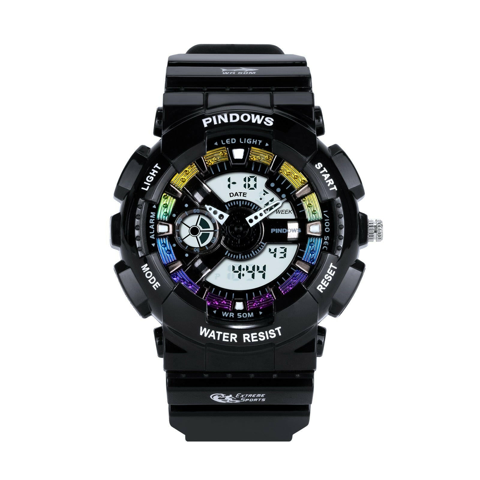 Melzano Chrono | Sport Digitaal Horloge voor Mannen Schokbestendig en Waterdicht